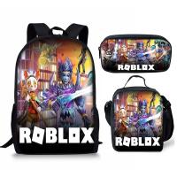 ราคา กระเป๋าเป้สะพายหลังของนักเรียนกระเป๋าโรงเรียน Roblox Robux กระเป๋านักเรียนเป้สะพายหลังพิมพ์ลายชุดสามชิ้น (20051289083)