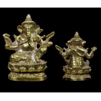 ราคา พระพิฆเนศ พระพิฆเนศวร บรมครูช้าง เทพเจ้าแห่งความสำเร็จ ขนาดตั้งหน้ารถ สูง7cm ทำจากทองเหลือง งานเก่า หายาก (2860986927)