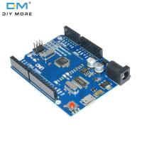 ราคา diymore CH340G Cool Version UNO R3 Board MEGA328P UNO R3 ATMEGA238P AU เข้ากันได้กับอินเทอร์เฟซ Micro USB CH340 สำหรับ Arduino (6019000944)