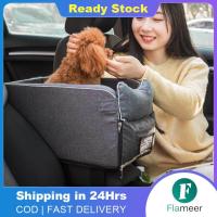ราคา Flameer Pet Car Booster Seat Carrier Carry Cage Carrying Dog Car Seat (16495896408)