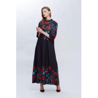 ราคา ชุดเดรส Lofficiel Dress เดรสทรงยาว ลายพิมพ์ดอกกุหลาบ FZ21BL (17226734452)