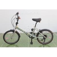 ราคา จักรยานพับได้ญี่ปุ่น ล้อ 20 นิ้ว มีเกียร์ อลูมิเนียม สีเงิน จักรยานมือสอง (17209649552)