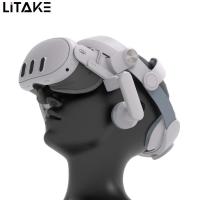 ราคา VR Headset Head Strap Comfortable Adjustable Protective Headband VR Accessories Compatible For Meta Quest 3 Headset (20929303280)