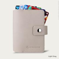 ราคา กระเป๋าใส่บัตร สลักชื่อฟรี หนัง PU Bifold Card Book Holder ใส่บัตรได้ 22 ใบ (19745411047)