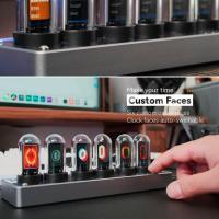 ราคา Nixie Tube Clock Digital Variable Color Clock LED Digital Clock Desk Led Desktop Home Decor RGB LED Tube IPS Module (19400655390)