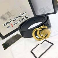 ราคา พร้อมส่ง เข็มขัดแถมตัวเจาะรู เข็มขัดหนังแท้พร้อมกล่อง เข็มขัดผู้หญิง เข็มขัดกุชชี่ เข็มขัดหัวสีทอง (15383426543)
