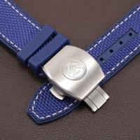 ราคา Suitable for Franck Muller Genuine Leather Watch with FM Tonneau Type V45V41V36VANGUARD Nylon Rubber Chain (19486225365)