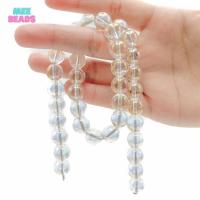 ราคา หินออร่าควอตซ์ หินแท้ เคลือบรุ้ง ขนาด 10 มิล เส้นยาว แถมฟรี ลวดตัวนำ ไหมร้อยหิน หินเคลียร์ควอตซ์ Aura Quartz (12834124150)