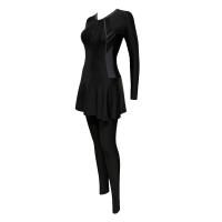 ราคา cod 39080 39050 ชุดว่ายน้ำกระโปรง แขนยาว ขายาว แบบสวมทั้งชุด ชิ้นเดียว เสื้อเย็บติดกับกระโปรง กางเกง cvbertcv (21197791793)