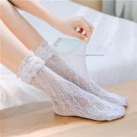 ราคา Lovely girls house ถุงเท้าโลลิต้าลูกไม้มีระบายสำหรับผู้หญิงเด็กผู้หญิงถุงเท้ากลางน่องสีกุหลาบใสผักกาดหอมถุงน่องเซ็กซี่แหอวนแท้มีระบาย (20729400908)