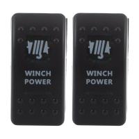 ราคา 2X 12V Car Marine Boat RV Toggle Rocker Switch LED Light Bar Work Fog Rear ON OFF Winch Power (20358689895)
