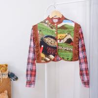 ราคา LILLA VINTAGE SHIRT LLS09 เสื้อเชิ้ตแขนยาว โทนแนวอบอุ่นๆเอิร์ธโทนตัดกับสีน้ำตาล แต่งลายชนบทสไตล์วินเทจ (20213290209)
