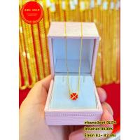 ราคา สร้อยคอเงินแท้ 92 5 พร้อมจี้ทองแท้ 99 99 น้ำหนัก0 1 0 2 กรัม จี้ทองแท้มีใบรับประกันสามารถขายได้ (20069680397)