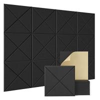 ราคา 12 Pack Self Adhesive Acoustic PanelsAcoustic Foam PanelsAcoustic Wall Insulation PanelsFire Resistant Acoustic Tile (13793267167)