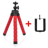 ราคา Mini Tripod ขาตั้งกล้อง ขาตั้งมือถือ แบบหนวดปลาหมึก ที่หนีบโทรศัพท์ รีโมทบลูทูธสำหรับถ่ายรูป sickcamera S Tripod 3 สี (21050435762)