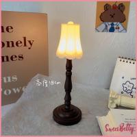 ราคา Sweet Belly โคมไฟตั้งโต๊ะย้อนยุค LED โคมไฟข้างเตียง ขนาดเล็ก LED light (18424445150)