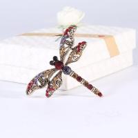 ราคา เข็มกลัดติดเสื้อโค้ทช่อดอกไม้แสดงอารมณ์เข็มกลัดแมงปอที่งดงามแบบย้อนยุค (19808056933)