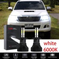 ราคา ชุดหลอดไฟหน้า 6000K สีขาว สําหรับ HILUX vigo 2005 2015 2 ชิ้น Accessories (17480829373)