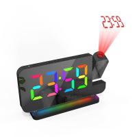 ราคา Idealhere โปรเจคเตอร์ LED ดิจิทัลอุณหภูมิและเวลานาฬิกาปลุกอัจฉริยะจอภาพฉาย (21014310466)