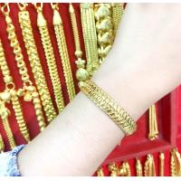 ราคา สร้อยข้อมือลายตะขาบ1บาท งานชนร้านทอง ไม่ลอก ไม่ดำ บริการเก็บเงินปลายทาง (19505110371)