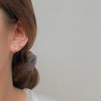 ราคา SissyJewelry ต่างหูเงินแท้ รุ่น hoop stud มี 3 สี White cz White opal Rose opal Rosegold plated ต่างหูแฟชั่น (7459212836)