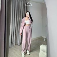 ราคา Aromashop123 ชุดเซทฮู้ดแขนยาวขายาว กางเกงสายฝอ กางเกกงออกกำลังกาย ชุดเซท2ชิ้นผู้หญิง กางเกงขายาวใส่สบาย กางเกงขากระบอกหญิง (17714764237)