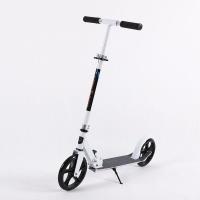 ราคา สกู๊ดเตอร์แบบใช้ขาถีบผู้ใหญยกรถสกู๊ตเตอร์ล้อใหญ่ทำจาก PU สกูตเตอร์เตะพับได้แบบพกพาสองล้อสีดำและสีขาว (19908258910)