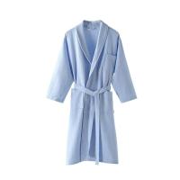 ราคา Five star hotel bathrobe female winter lovers all cotton gown toweling men long summer and bibulous rate dry bathrobe (15672678106)