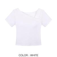 ราคา LORIOT เสื้อชั้นในเสื้อยืดสำหรับสตรียืดได้เสื้อเอวลอยเสื้อยืดแขนสั้นเซ็กซี่แบบลำลองเกาหลี SA1106 (7644958138)