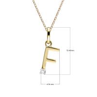 ราคา Gemondo จี้ทองคำแท้ 9 กะรัต 9K ตัวอักษร A B C D E F H J K M N O P R S T V W Y Z ประดับเพชรแท้ หรือ พลอยแท้ จี้ทองคำ จี้ทองแท้ จี้พลอย จี้พลอยแท้ จี้เพชรแท้ (12419385605)