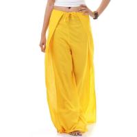 ราคา กางเกงพัน กางเกงผ่าด้านข้าง กางเกงยาวเอวแบบผูก กางเกงชายหาด กางเกงโยคะ Wrap Pants Thai Pants (402938953)