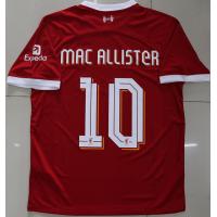 ราคา เสื้อกีฬาฟุตบอลทีม Liverpool เหย้า สีแดง เกรดAAA ชื่อ เบอร์แบบ Europa 2023 24 มีตัวเลือกสินค้า (21030777023)