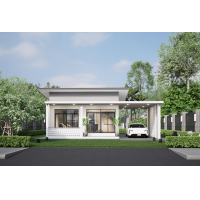 ราคา 131 แบบบ้าน บ้านชั้นเดียว 2 ห้องนอน 1 ห้องน้ำ (21287478267)