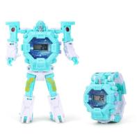 ราคา Robot Watch นาฬิกาข้อมือเด็ก ชาย หญิง หุ่นยนต์แปลงร่าง Transformation Electronic (1469738512)