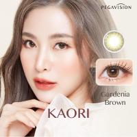 ราคา คอนแทคเลนส์สี รายเดือน PEGAVISION รุ่น KAORI สี Gardenia Brown 2 เลนส์ กล่อง (13660887999)