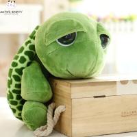ราคา FUNLOOK ตุ๊กตาเต่าตาโต ขนนุ่ม สีเขียวทหาร ขนาด 18 ซม มีจำหน่าย (18300722271)