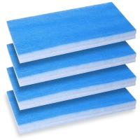 ราคา Airbrush Hobby Airbrush Spray Booth Filter Set Fiberglass Booth Replace Filter Compatible for Master Paasche 4Pcs Blue (15539541856)