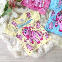 ราคา เสื้อยืดเด็กหญิง Princess Unicorn MP660157 4 8 และ 10 14 สำหรับเด็ก4 6ขวบและ6 12ขวบ สินค้าพร้อมส่ง (17774828917)