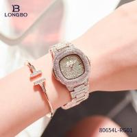 ราคา LONGBO นาฬิกาแท้กันน้ำ แถมฟรีกล่องแบรนด์ยี่ห้อ ฟรีผ้าเช็ด พร้อมเซ็ทเวลา (19287752502)
