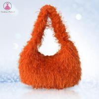 ราคา กระเป๋าเงินใบเล็กหรูหราสำหรับผู้หญิงกระเป๋าข้อมือหนานุ่มกระเป๋าถือมีขนเฟอร์น่ารักขนฟู Y2K กระเป๋าสำหรับทุกๆวันในฤดูหนาวเด็กผู้หญิง (20338027207)