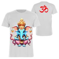ราคา s 3xl เสื้อยืดพระเจ้าเศียรช้าง สวมมงกุฎทอง สวมชุดสีชมพู พิมพ์ลายการ์ตูน cotton 100 คอกลม วัฒนธรรมทางศาสนาไทย เสื้อเชิ้ตทางศาสนา เสื้อเชิ้ตมงคล เสื้อพระสงฆ์ ขอพร ราคาถูก Ganesa T shirts (20861146580)