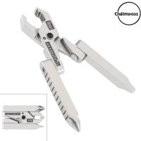 ราคา ChgImposs Universal มัลติฟังก์ชั่ Multitool Mini พวงกุญแจคีมเครื่องมือสแตนเลสสตีลคีมพับได้ตรงข้ามไขควง (8531021721)
