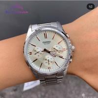 ราคา ใหม่ล่าสุด นาฬิกาข้อมือผู้ชาย นาฬิกาผู้ชายCasio นาฬิกาข้อมือ นาฬิกาคาสิโอCasio รุ่นใหม่ เรียบหรู สวยดูดี เลสหนา สายสแตนเลส (14420515484)
