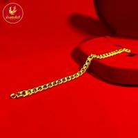 ราคา Kinnaree เลสข้อมือทอง เหมือนจริงที่สุด ไม่ลอกไม่ดำ รับประกัน 6 เดือน สร้อยทอง ทองโคลนนิ่ง สร้อยคอทอง ทองปลอม (15792561359)