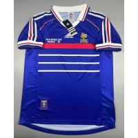 ราคา เสื้อบอล ย้อนยุค ทีมชาติ ฝรั่งเศส 1998 เหย้า Retro France Home แชมป์บอลโลก World Cup Champions เรโทร คลาสสิค (20463391514)