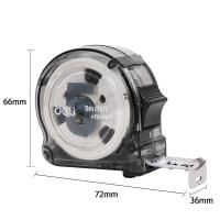 ราคา ตลับเมตรพกพา 3 5 m ตลับเมตรใส ตลับเมตร พร้อมตัวล็อคสายวัด ตลับเมตรหุ้มยาง ความยาว 3เมตร 5เมตร หน่วยวัดเป็นเซนติเมตร Seabuy (19245284722)