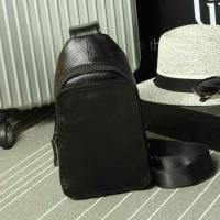 ราคา Korea กระเป๋าคาดอก หนังแท้ รุ่น C003 9 10 สีดำ (100064461)