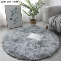 ราคา DANLE จัดส่งฟรี พรมกลม ใหม่พรมปูพื้น พื้นพรมกันลื่น พรม พรมตกแต่งบ้าน พรมปูพื้นห้อง พรมปูพื้นห้องรับแขก ห้องนั่งเล่น สีขาว พรมปูพื้น พรมปูในห้องนอน พรมทรงกลม กันลื่น ตกแต่งบ้าน ห้องนอน พรมปูห้องนอน ขน