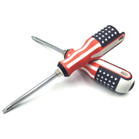 ราคา ไขควง ลายอเมริกา สลับแบน แฉก 2หัว ปรับระดับได้ ลายธงชาติอเมริกา แกนขาว เครื่องมือช่าง อุปกรณ์ช่าง Screwdriver (13422595844)