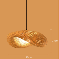 ราคา MOONLIGHT โคมไฟแขวนสไตล์ญี่ปุ่นทำจากไม้ไผ่ย้อนยุคโคมไฟระย้าแบบแขวนสำหรับทางเดินร้านอาหารโรงแรมห้องนั่งเล่น (10578076335)